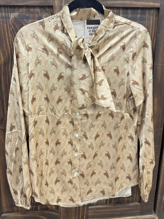 Brimstone Bow Tie Top - Cowgirls & City Chics