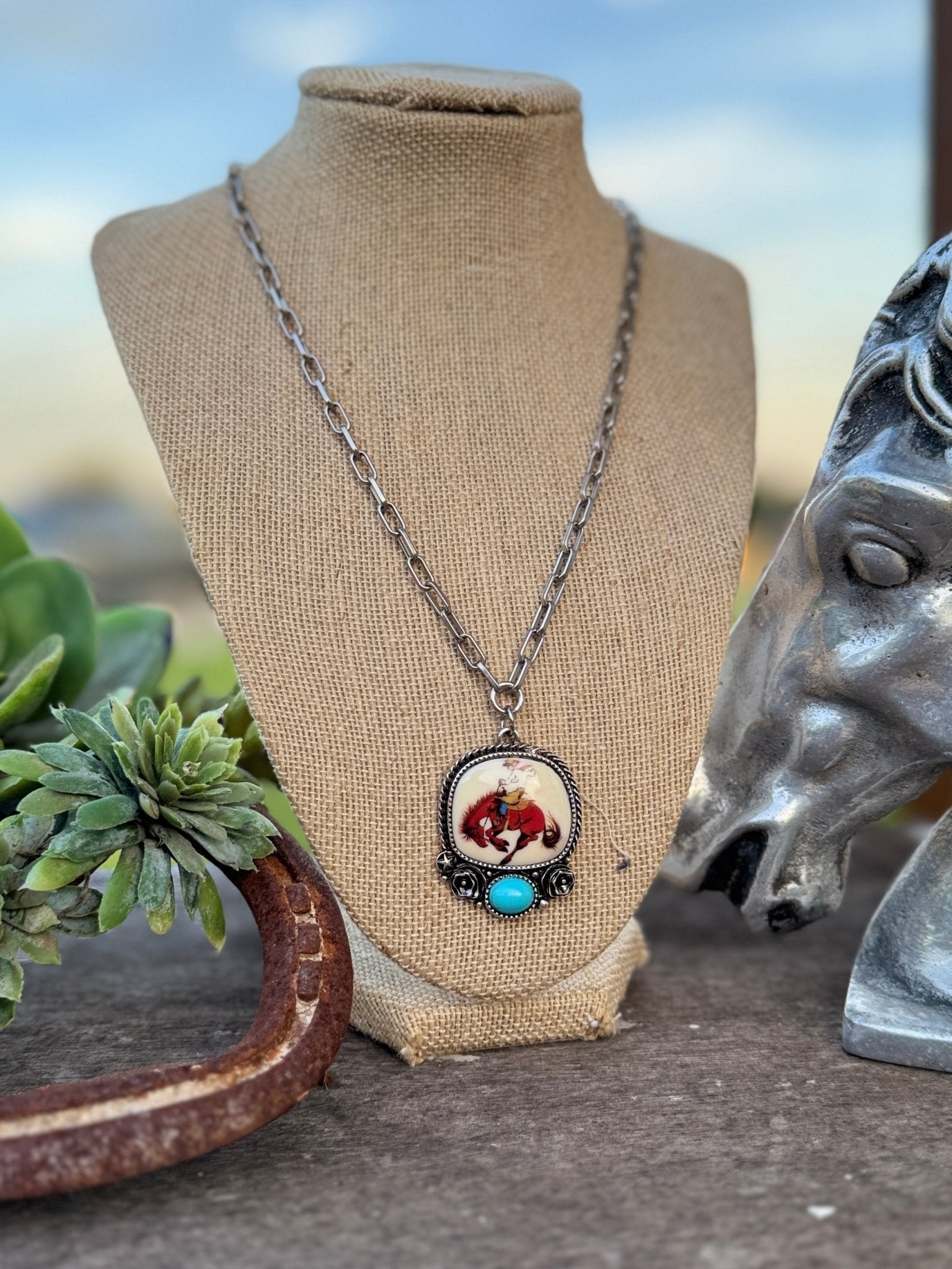 Bronc Buster Necklace - Cowgirls & City Chics