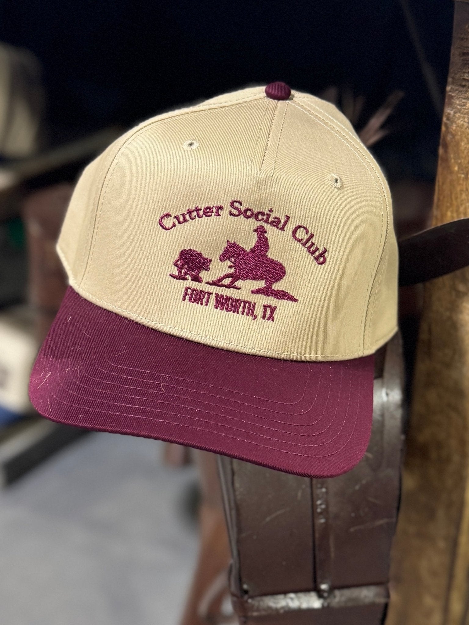 {Br/Red} Cutter Social Club Cap - Cowgirls & City Chics