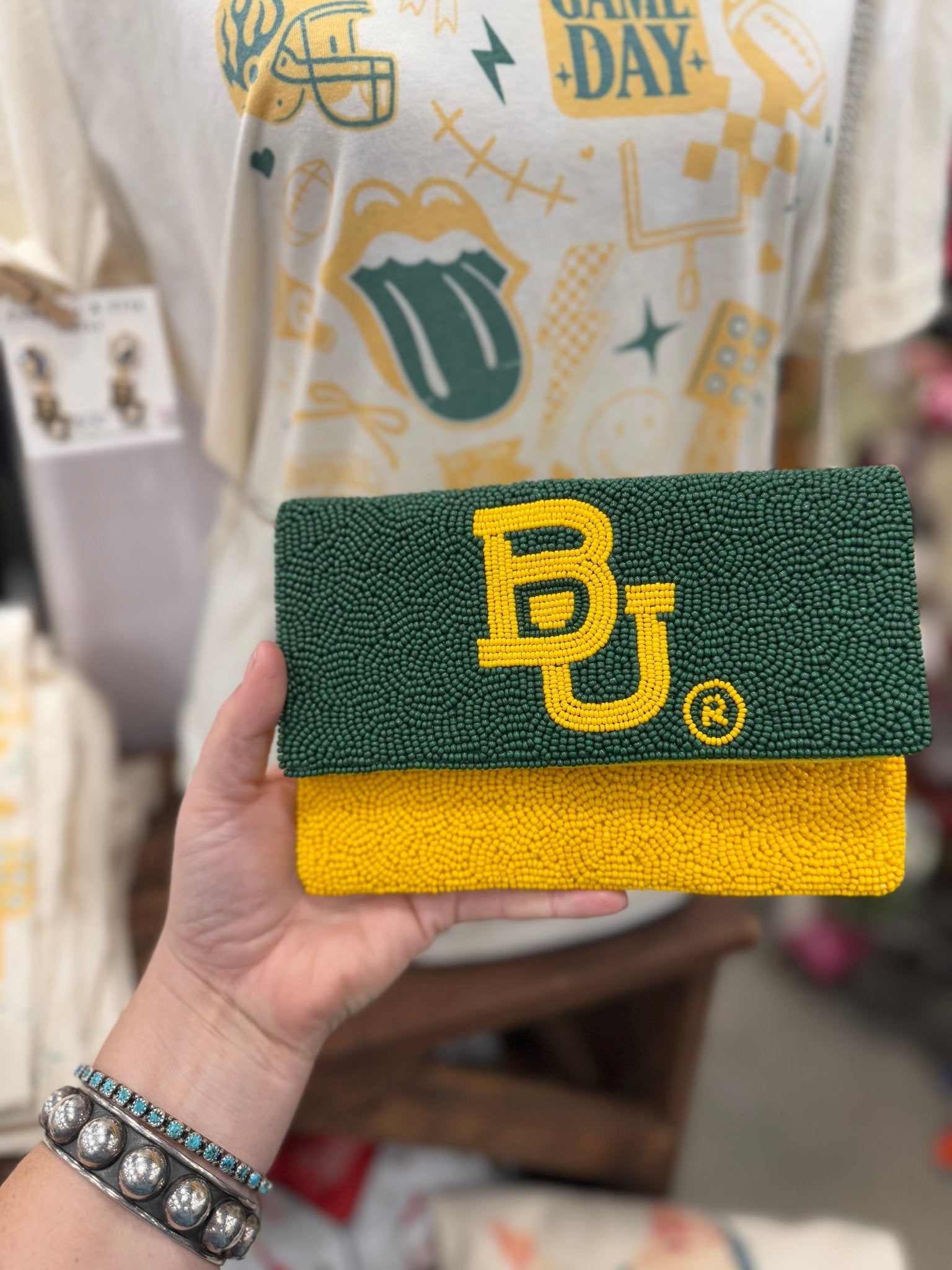 BU Beaded Purse - Cowgirls & City Chics