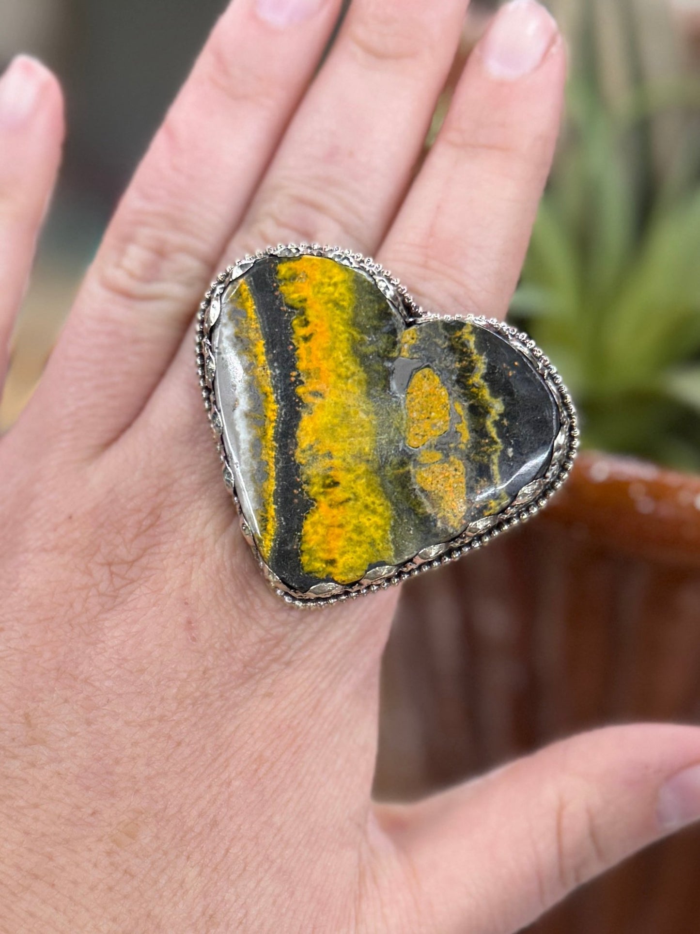 Bumblebee Heart Ring - Cowgirls & City Chics
