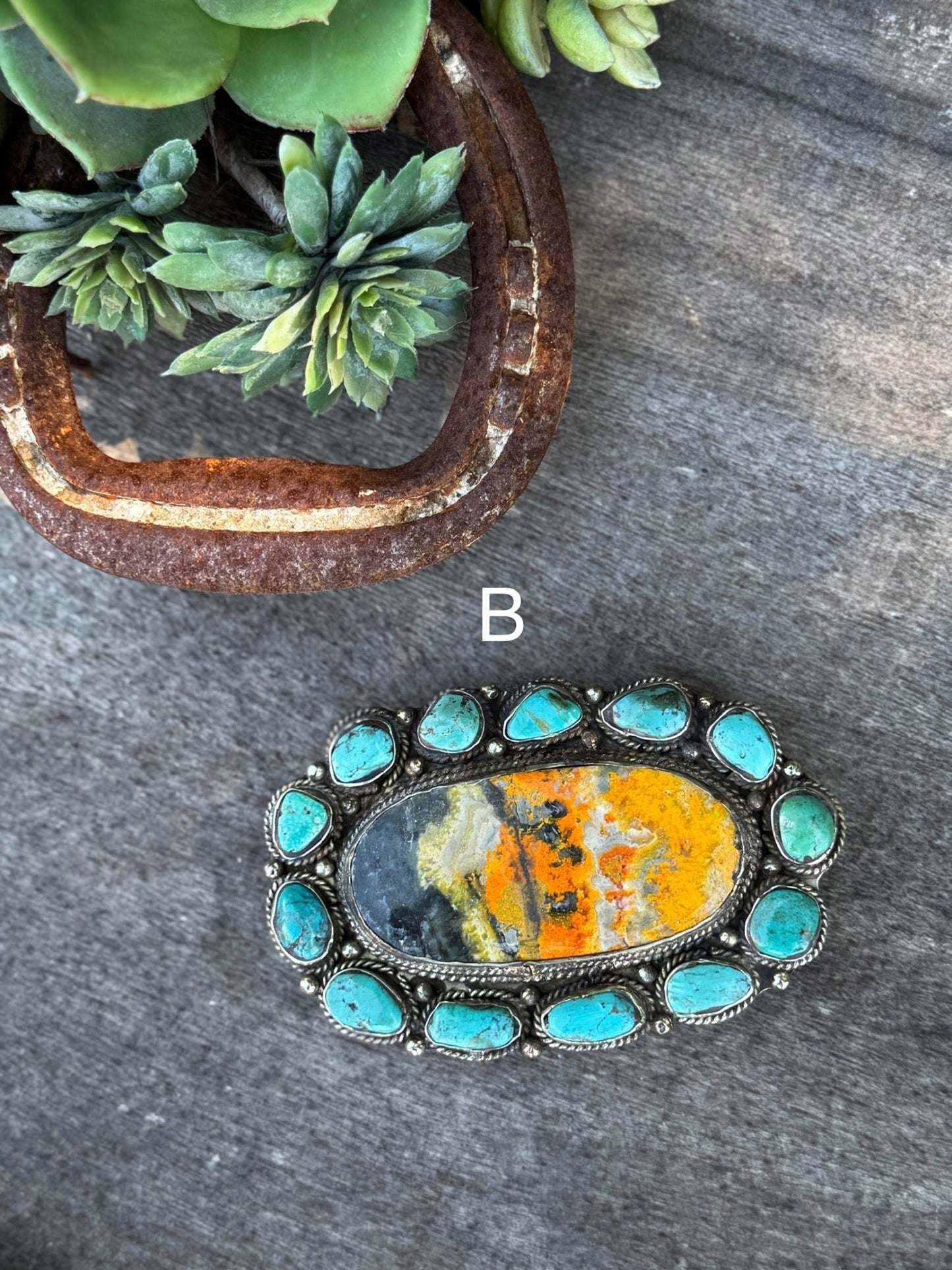 Bumblebee & Kingman Buckle - Cowgirls & City Chics