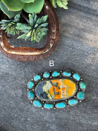 Bumblebee & Kingman Buckle - Cowgirls & City Chics