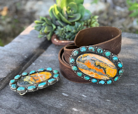 Bumblebee & Kingman Buckle - Cowgirls & City Chics