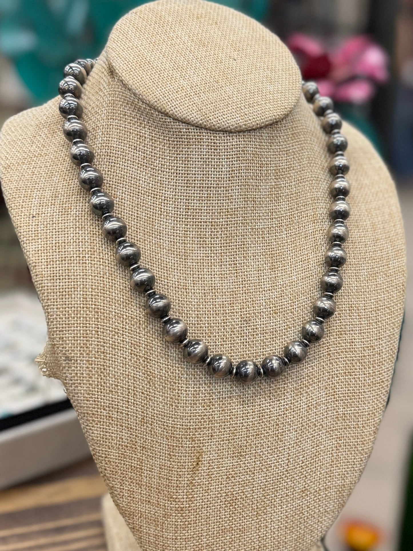 {Calmont} 10mm Pearl Necklace - Cowgirls & City Chics