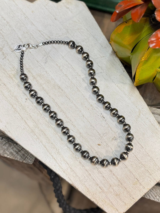 {Calmont} 10mm Pearl Necklace - Cowgirls & City Chics