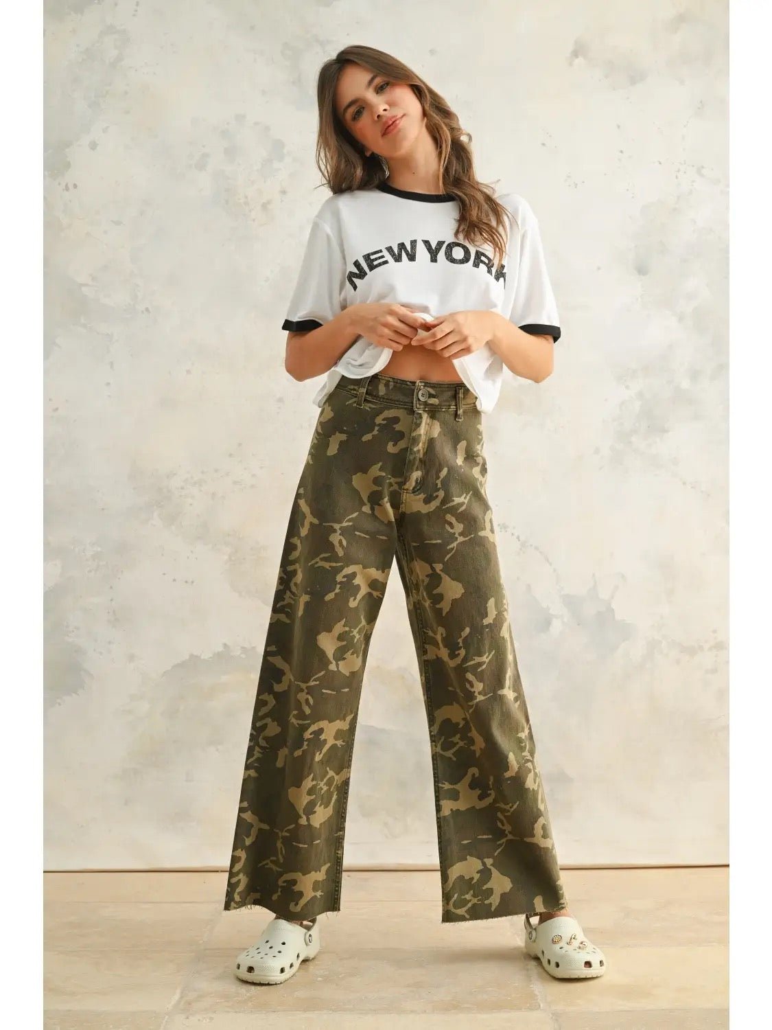 Camo Print Stretch Pants - Cowgirls & City Chics