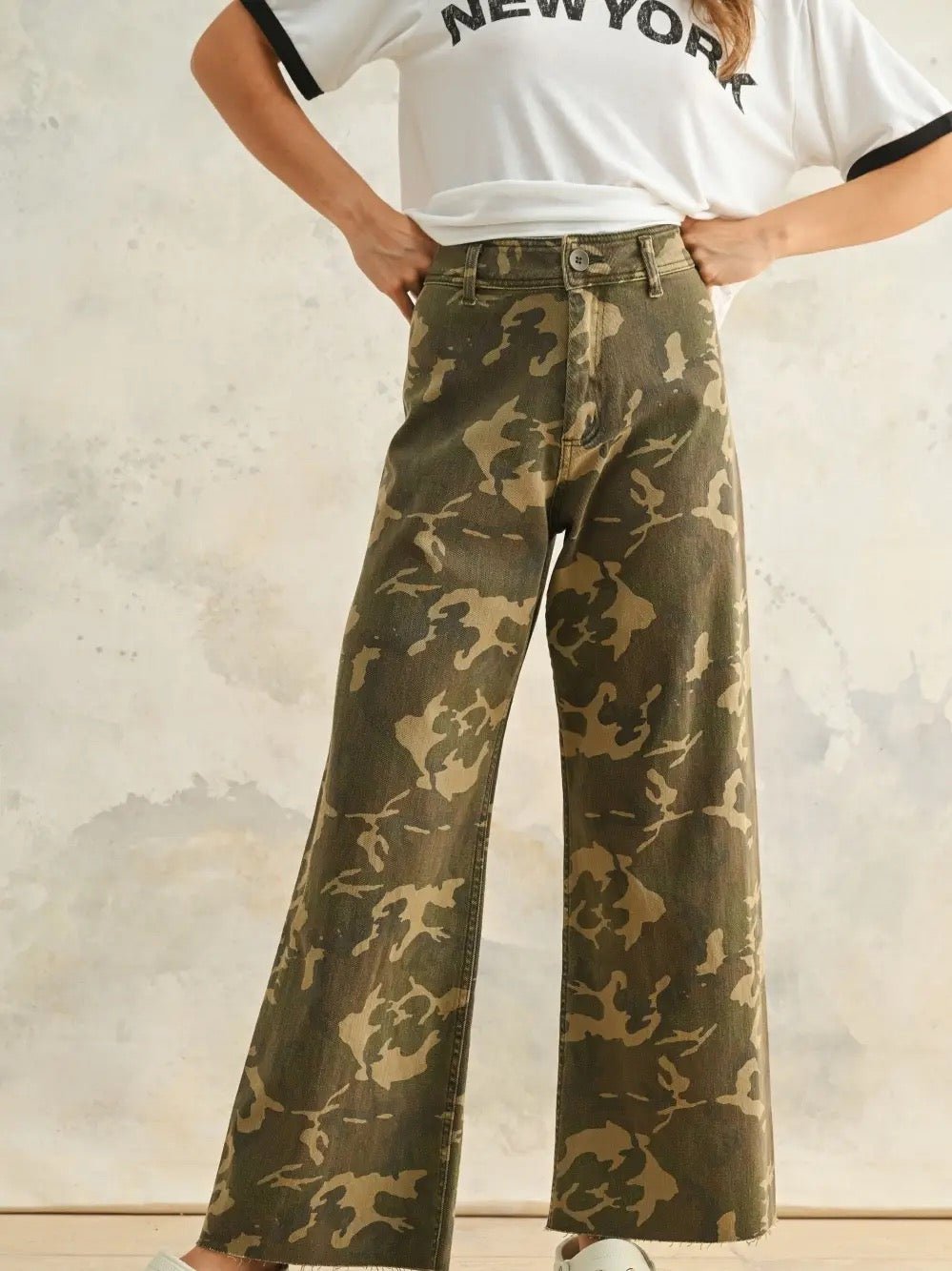 Camo Print Stretch Pants - Cowgirls & City Chics