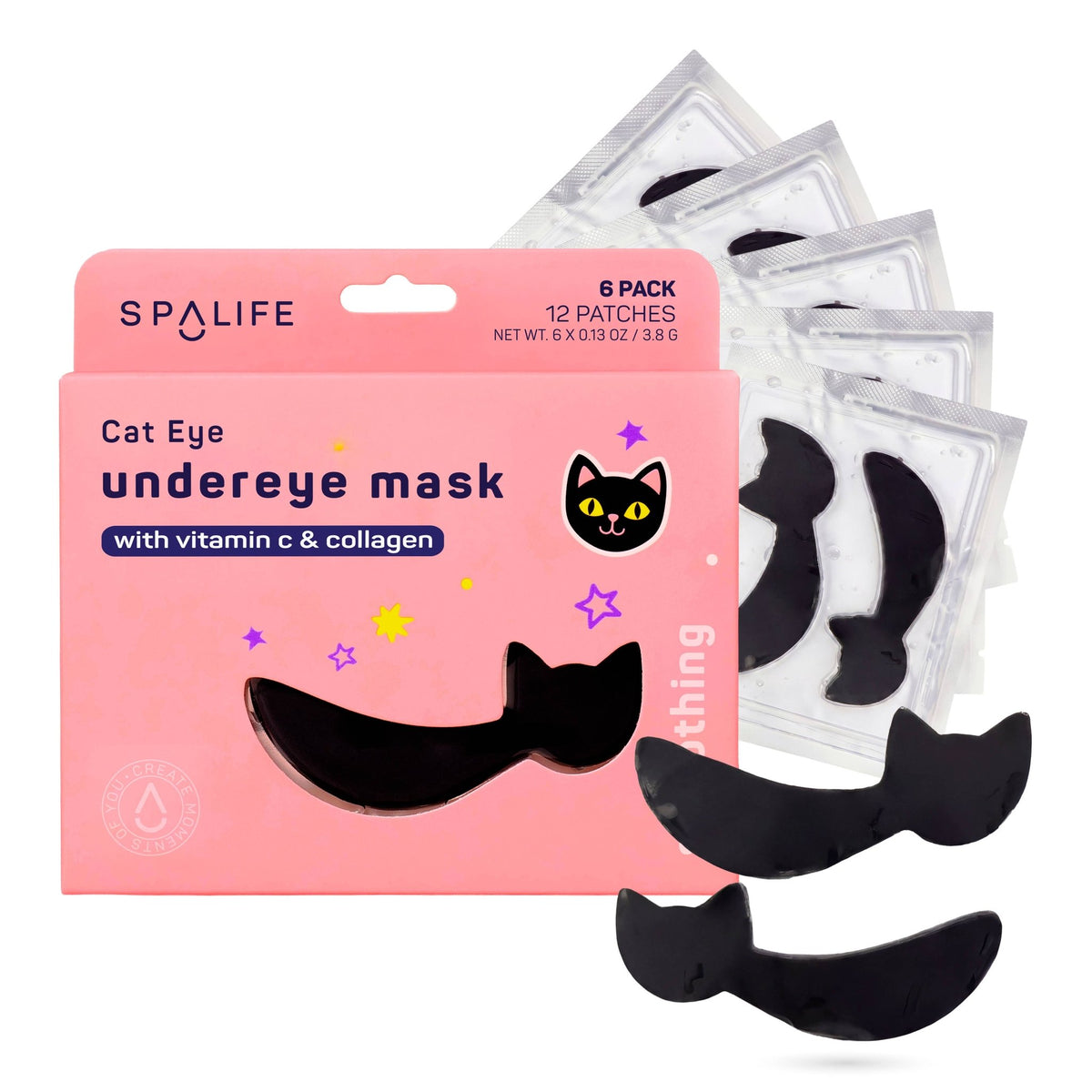 Cat Shaped Smoothing Eye Patches - 6 Pk - Cowgirls & City Chics