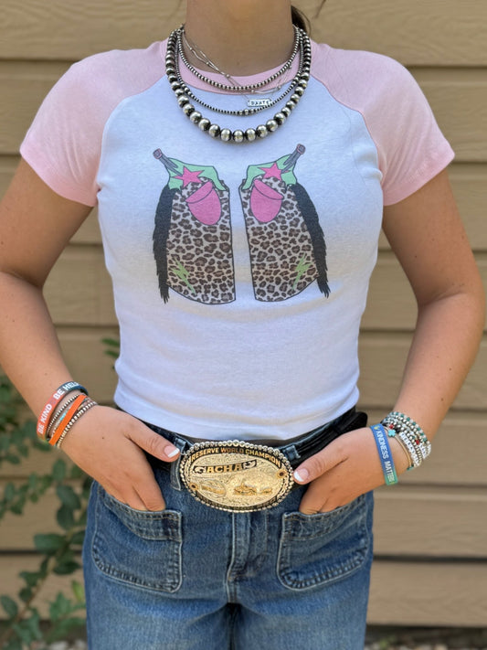 Chaps Baby Doll Tee - Cowgirls & City Chics
