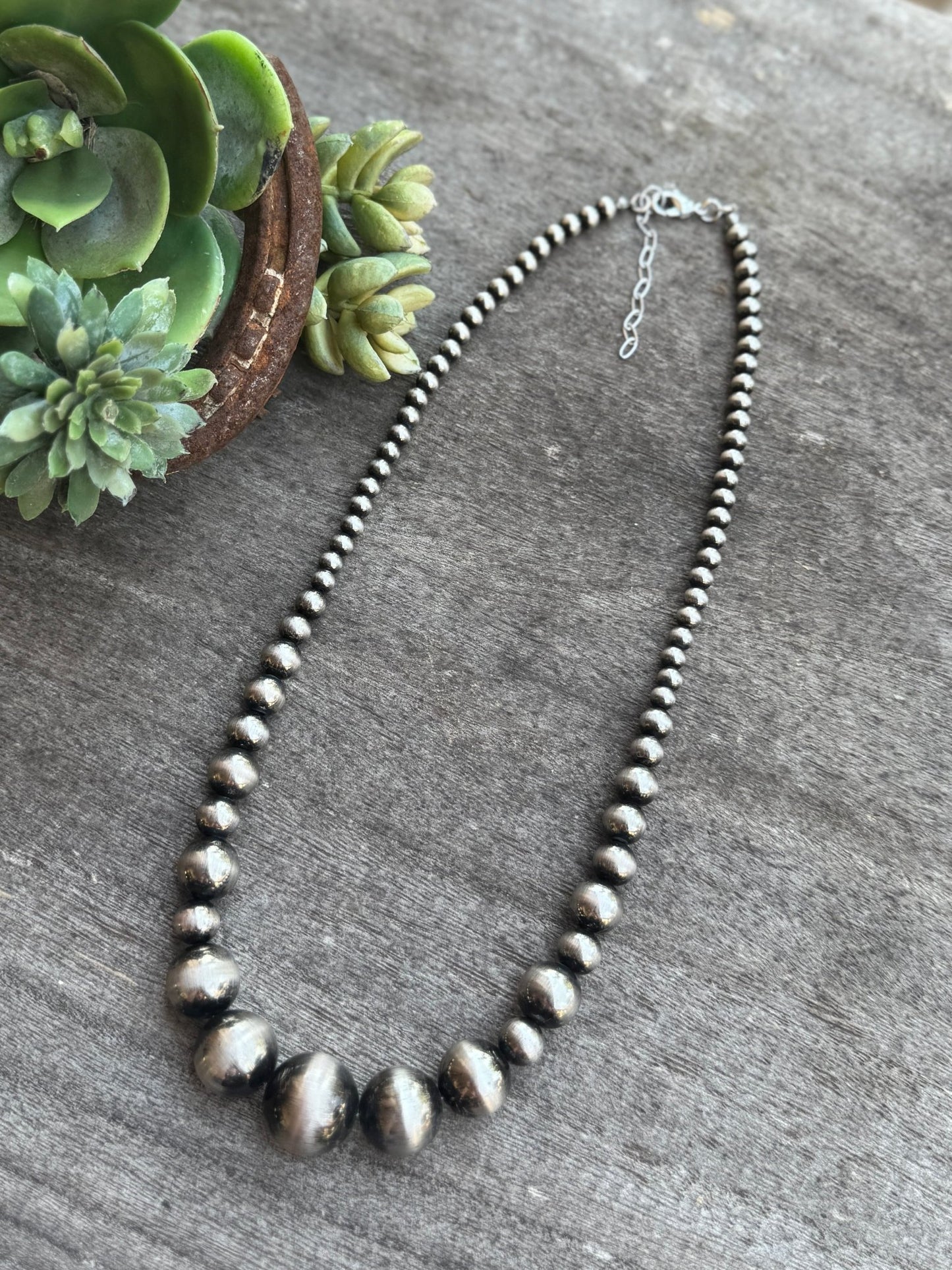 {Cheyenne} Chunky Graduated Pearl Necklace - Cowgirls & City Chics