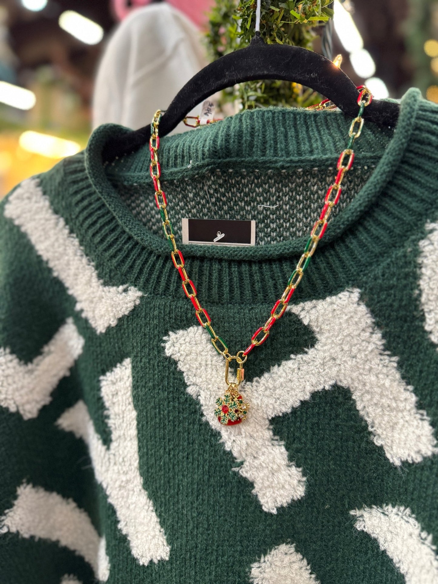 Christmas Charm Necklace - Cowgirls & City Chics