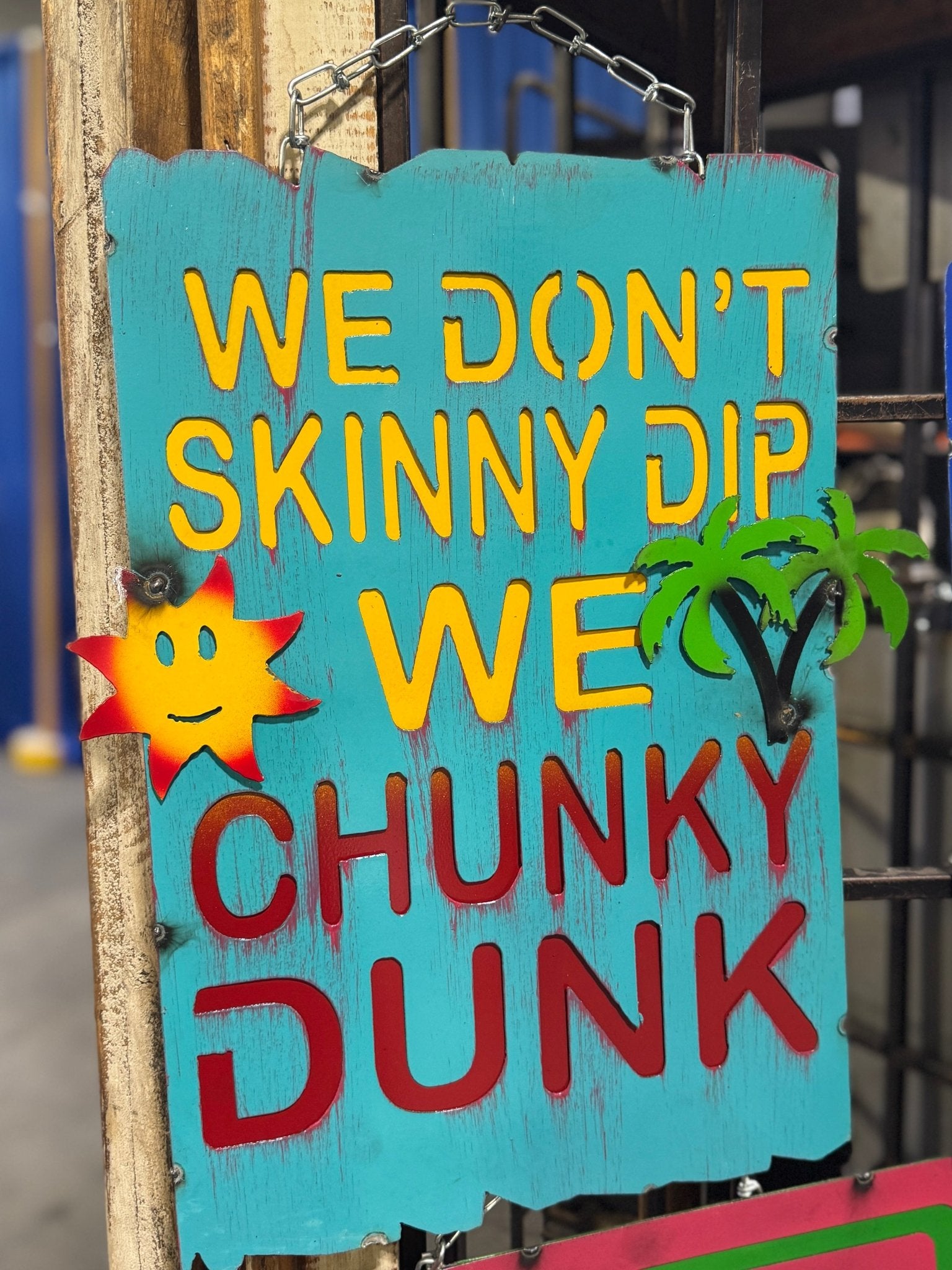 Chunky Dunk Pool Sign - Cowgirls & City Chics