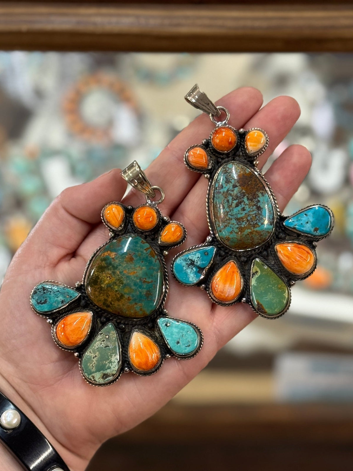 Chunky Kingman & Spiny Pendent - Cowgirls & City Chics