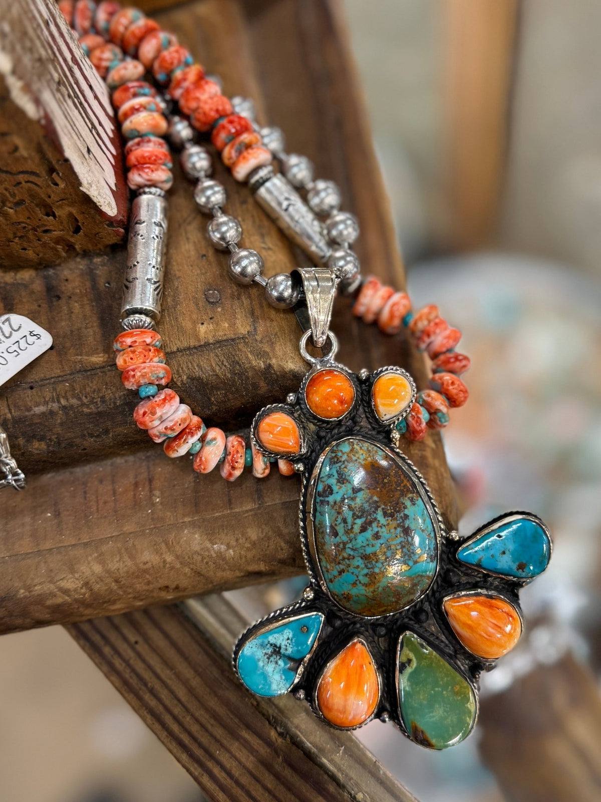 Chunky Kingman & Spiny Pendent - Cowgirls & City Chics