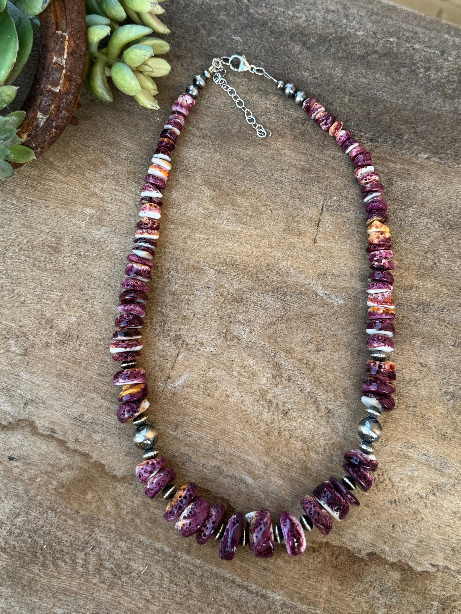 Chunky Purple Spiny Necklace - Cowgirls & City Chics