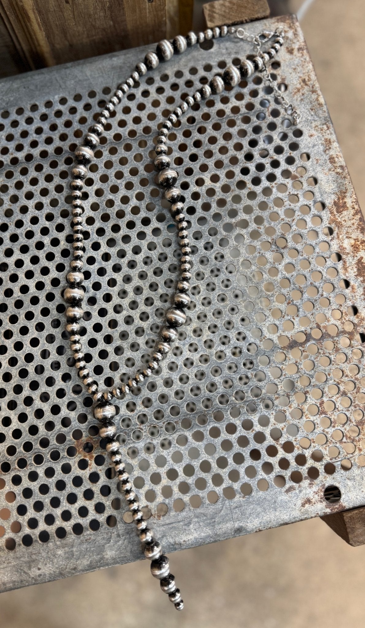 Chunky Spacer 24" Faux Pearl Lariat Necklace - Cowgirls & City Chics