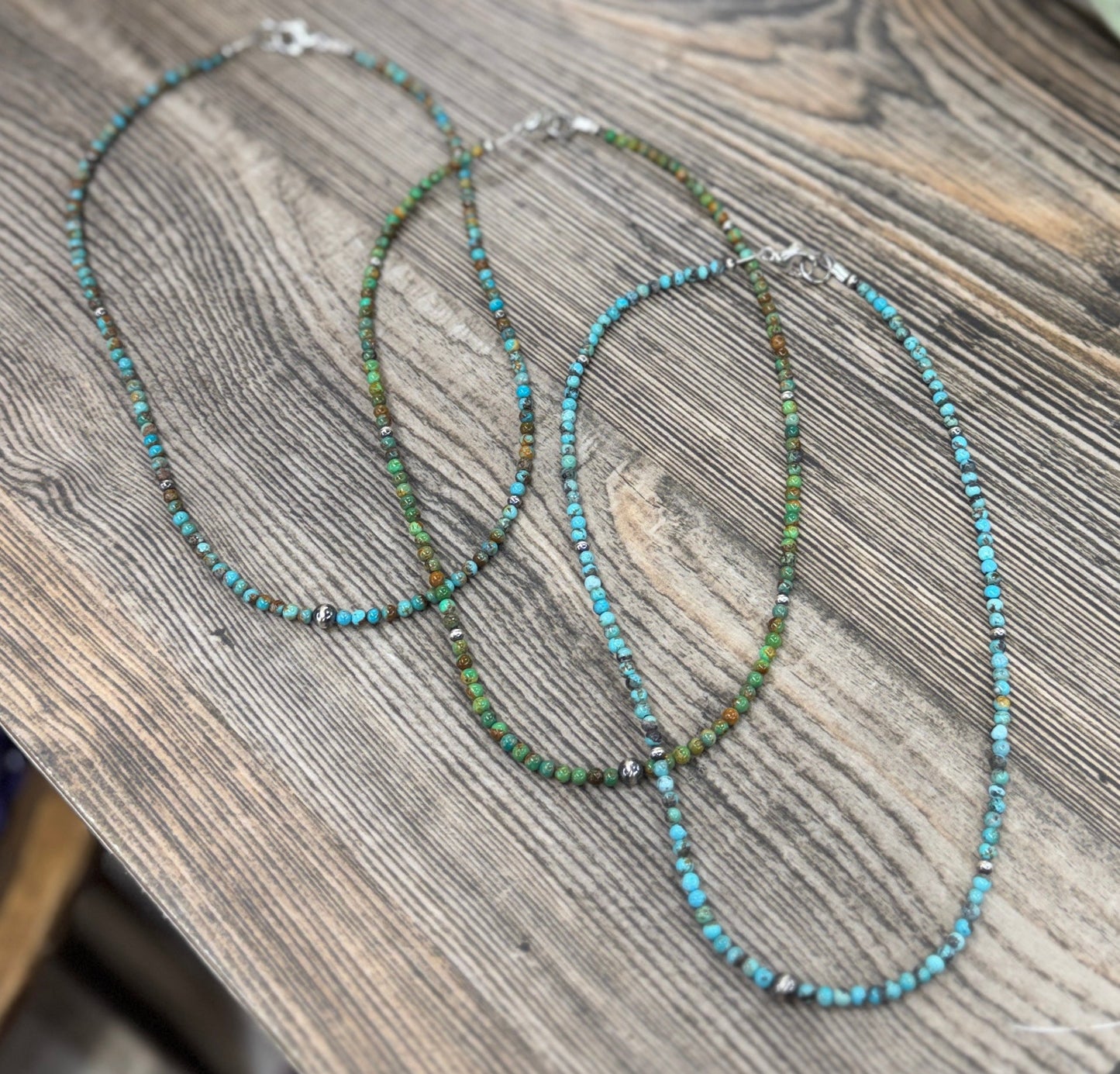 {Claire} Pearl & Kingman Necklace - Cowgirls & City Chics