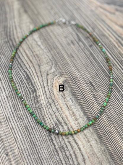 {Claire} Pearl & Kingman Necklace - Cowgirls & City Chics