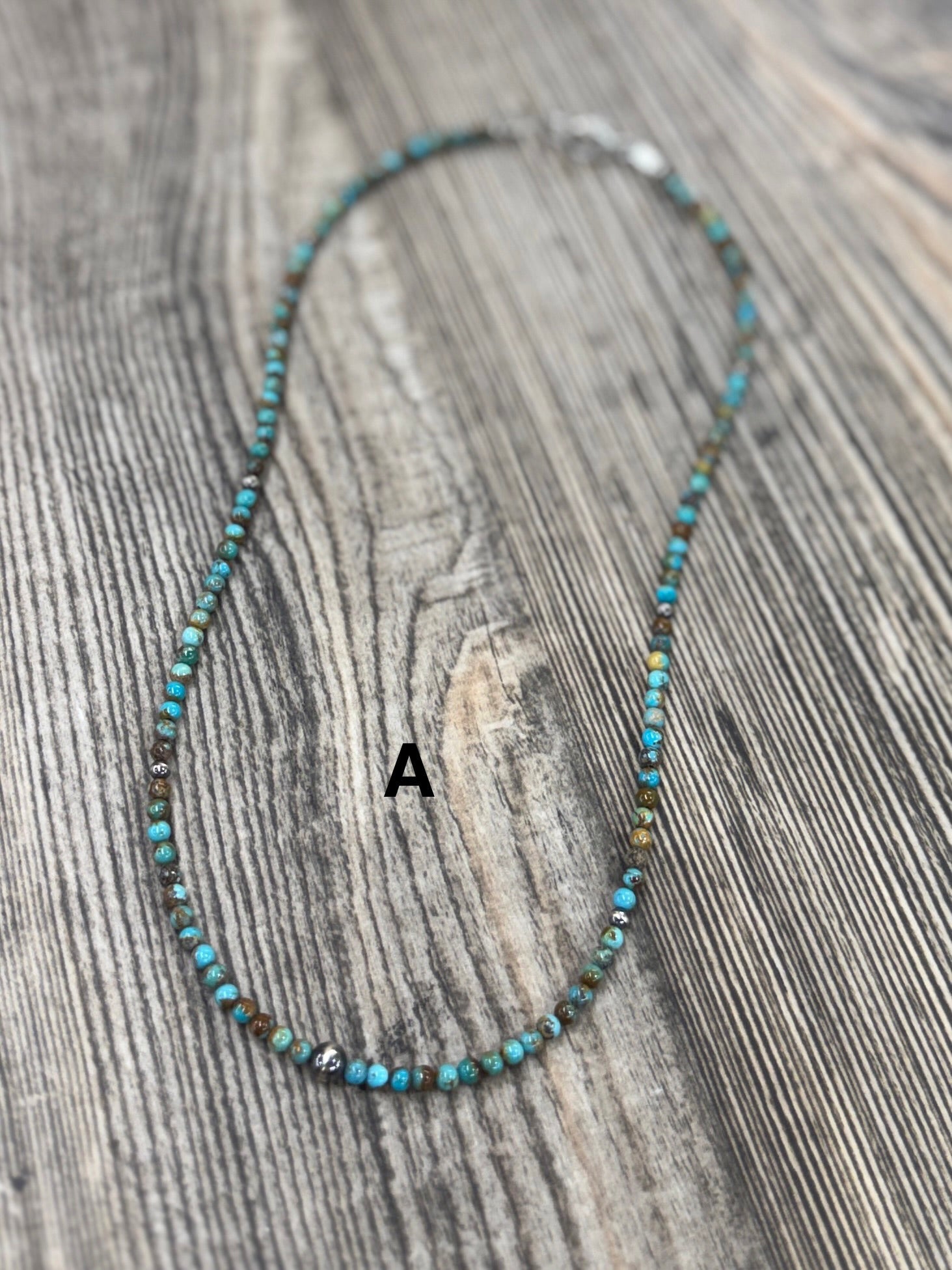 {Claire} Pearl & Kingman Necklace - Cowgirls & City Chics
