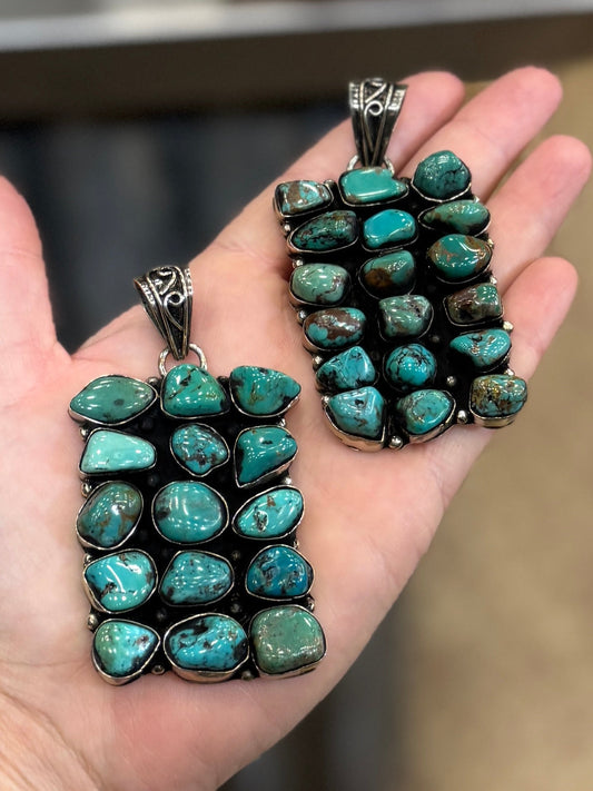 Cluster Kingman Pendent - Cowgirls & City Chics