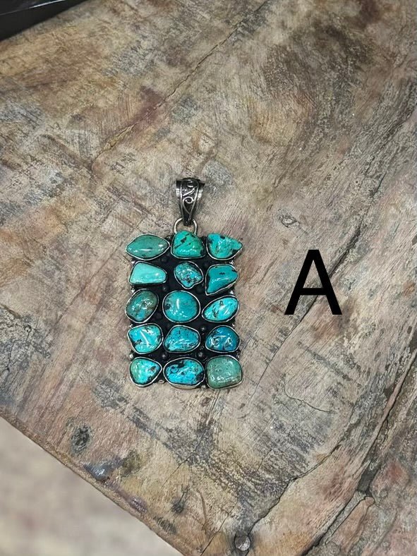 Cluster Kingman Pendent - Cowgirls & City Chics