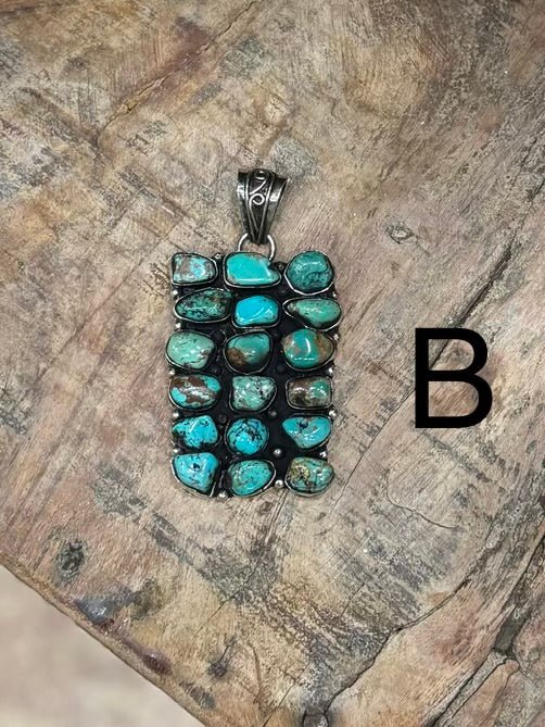 Cluster Kingman Pendent - Cowgirls & City Chics