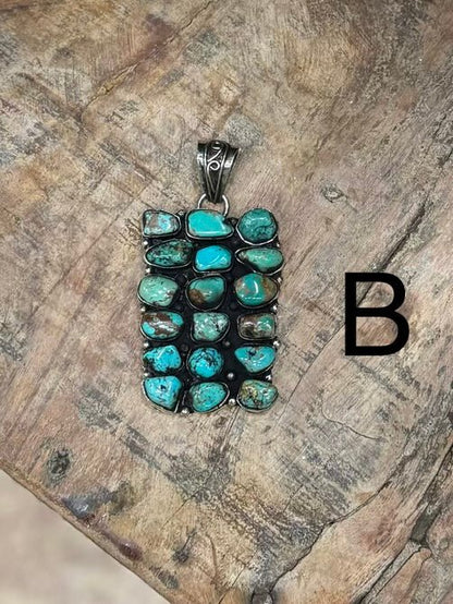 Cluster Kingman Pendent - Cowgirls & City Chics