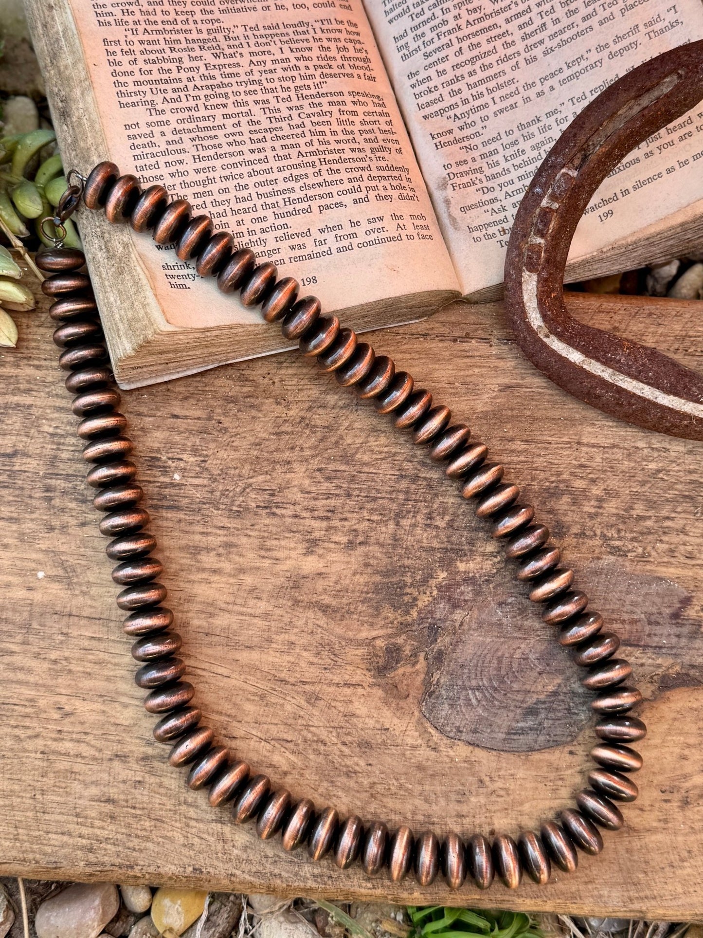 Copper Chunky Spacer Necklace - Cowgirls & City Chics