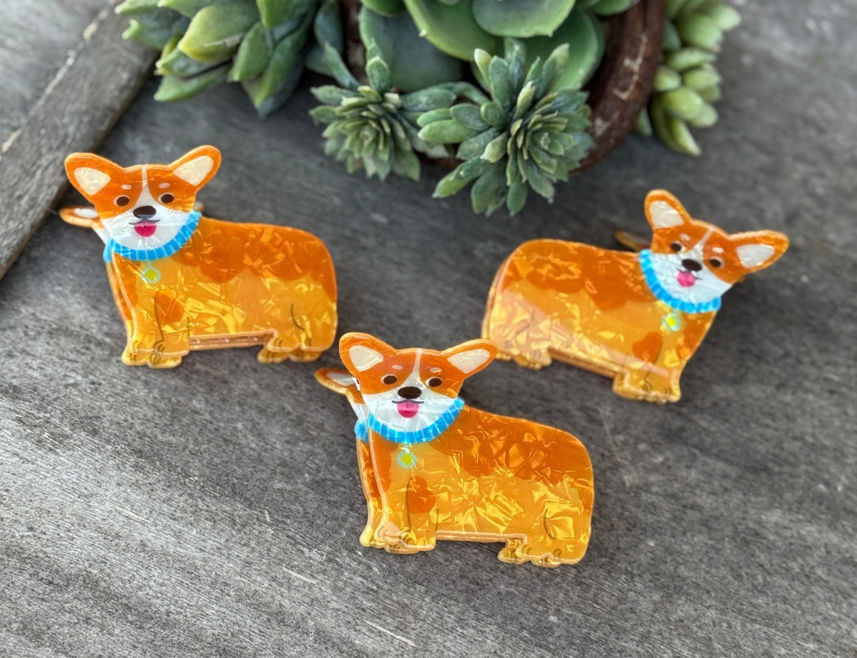 Corgi Hair Clip - Cowgirls & City Chics