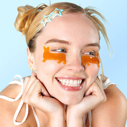 Corgi Shaped Brightening Eye Patches - 10 Pk - Cowgirls & City Chics