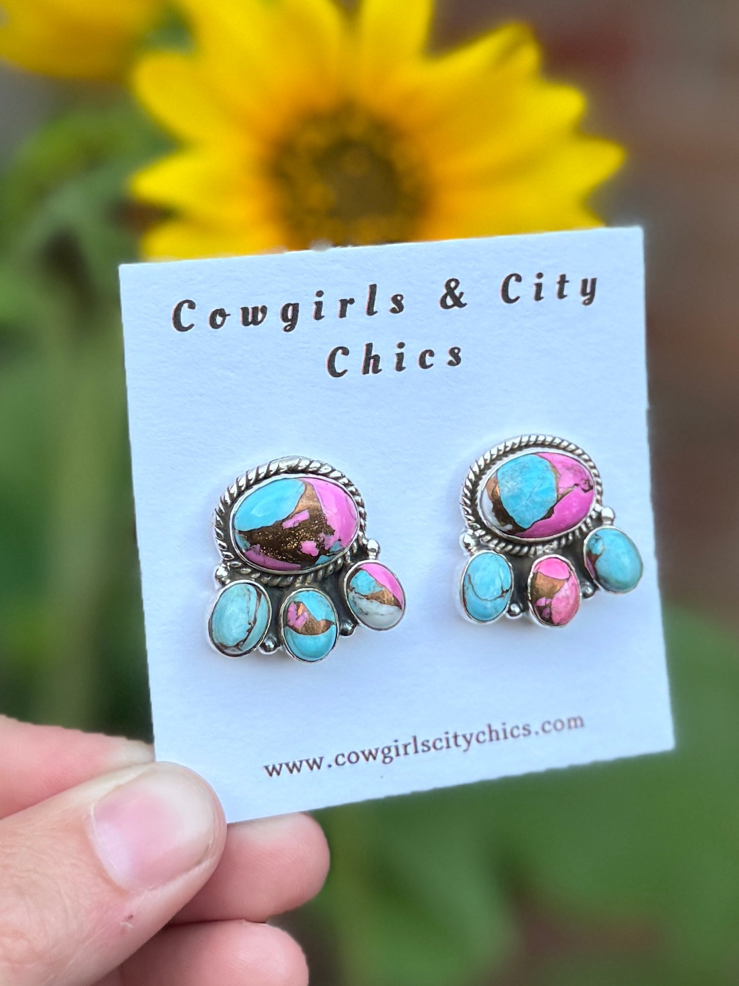 Cotton Candy Stud Earrings - Cowgirls & City Chics
