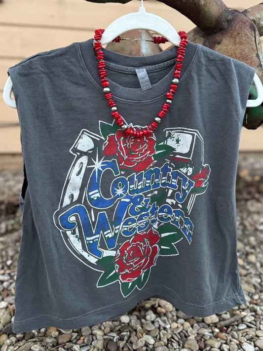 Country & Western Muscle Tank - Cowgirls & City Chics
