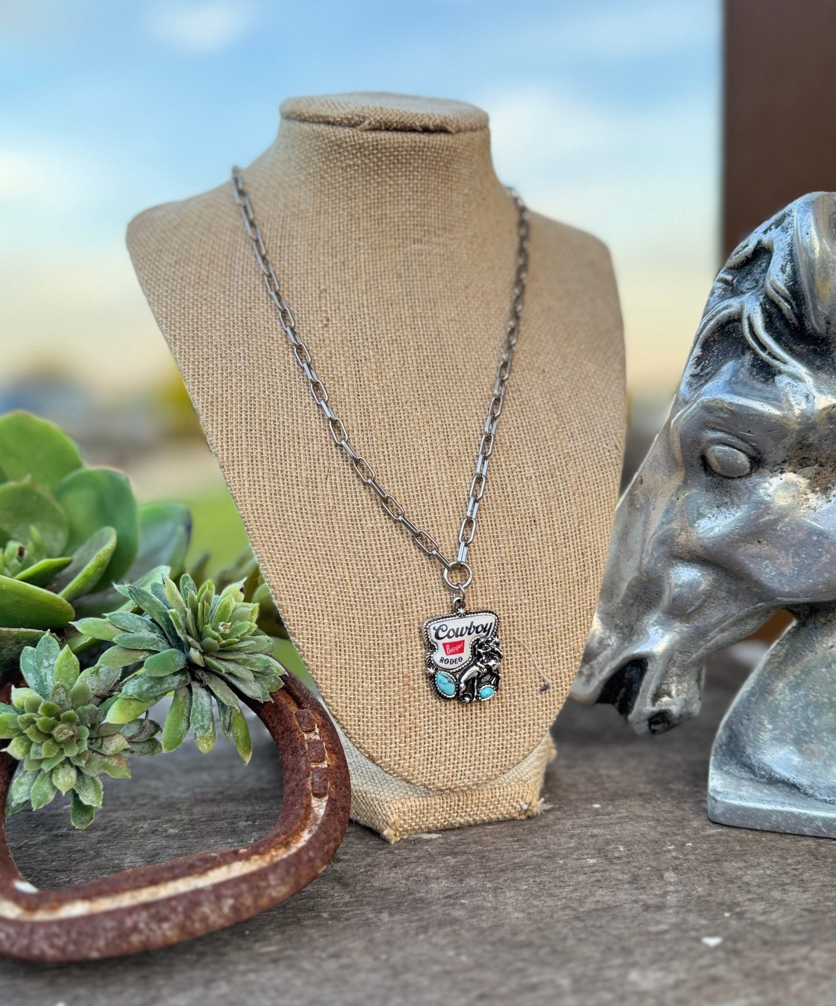 Cowboy Rodeo Necklace - Cowgirls & City Chics