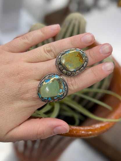 {Cowgirl} Round Kingman Ring - Cowgirls & City Chics