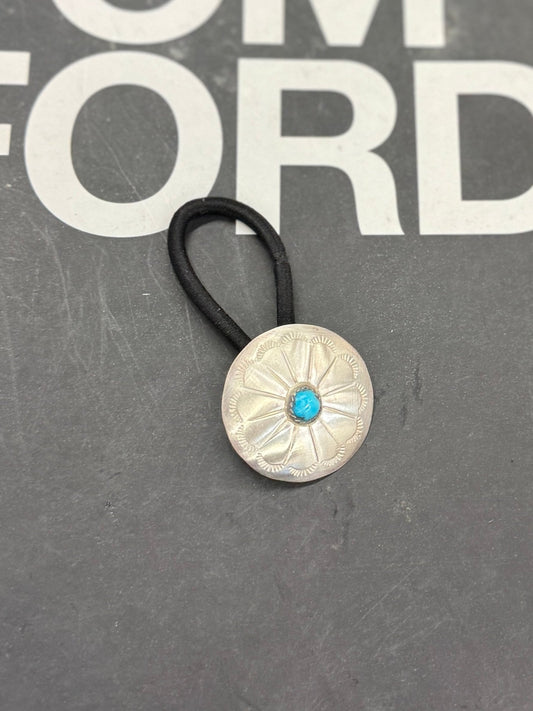{Dakota} Turquoise Concho Hair Tie - Cowgirls & City Chics