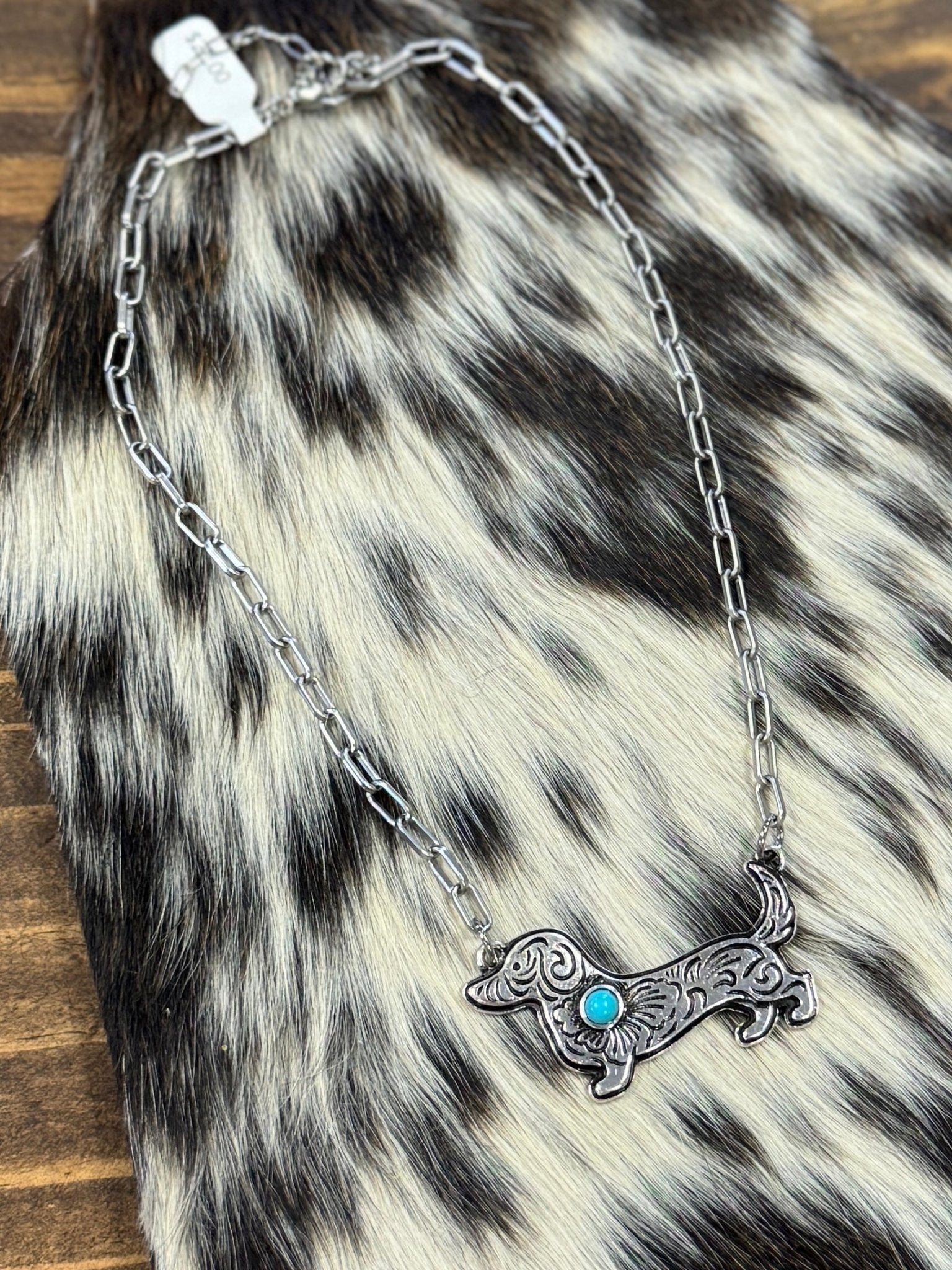 Dashound Turquoise Necklace - Cowgirls & City Chics