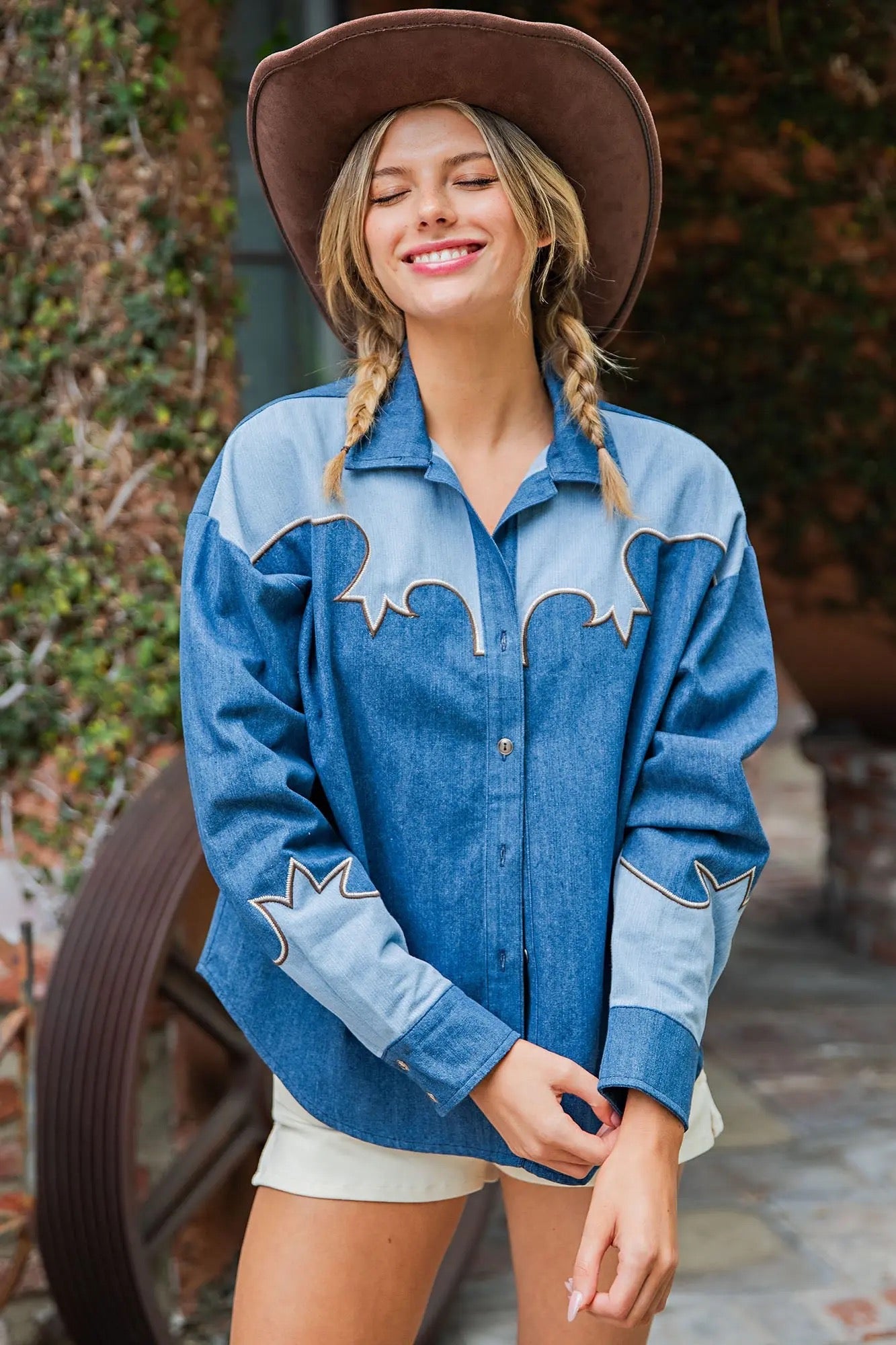 {Denim Days} Western Top - Cowgirls & City Chics