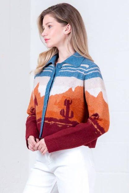 {Desert Nights} Western Horse Cardigan - Cowgirls & City Chics