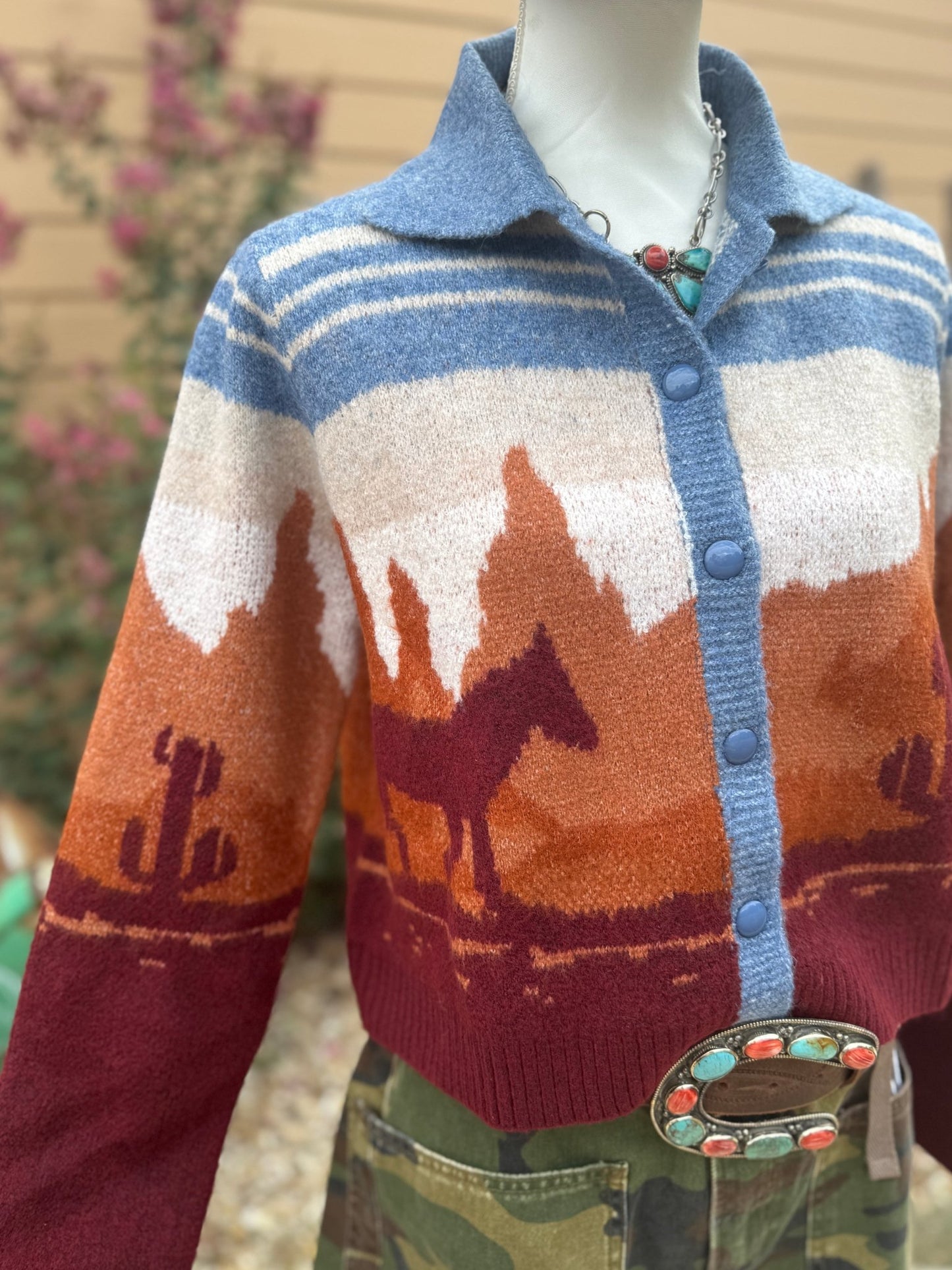 {Desert Nights} Western Knit Cardigan - Cowgirls & City Chics