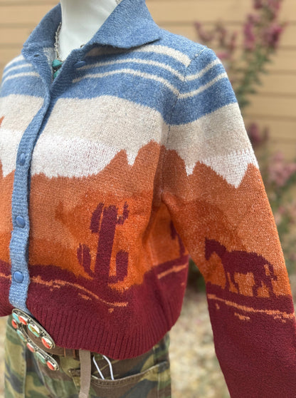 {Desert Nights} Western Knit Cardigan - Cowgirls & City Chics
