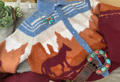 {Desert Nights} Western Knit Cardigan - Cowgirls & City Chics