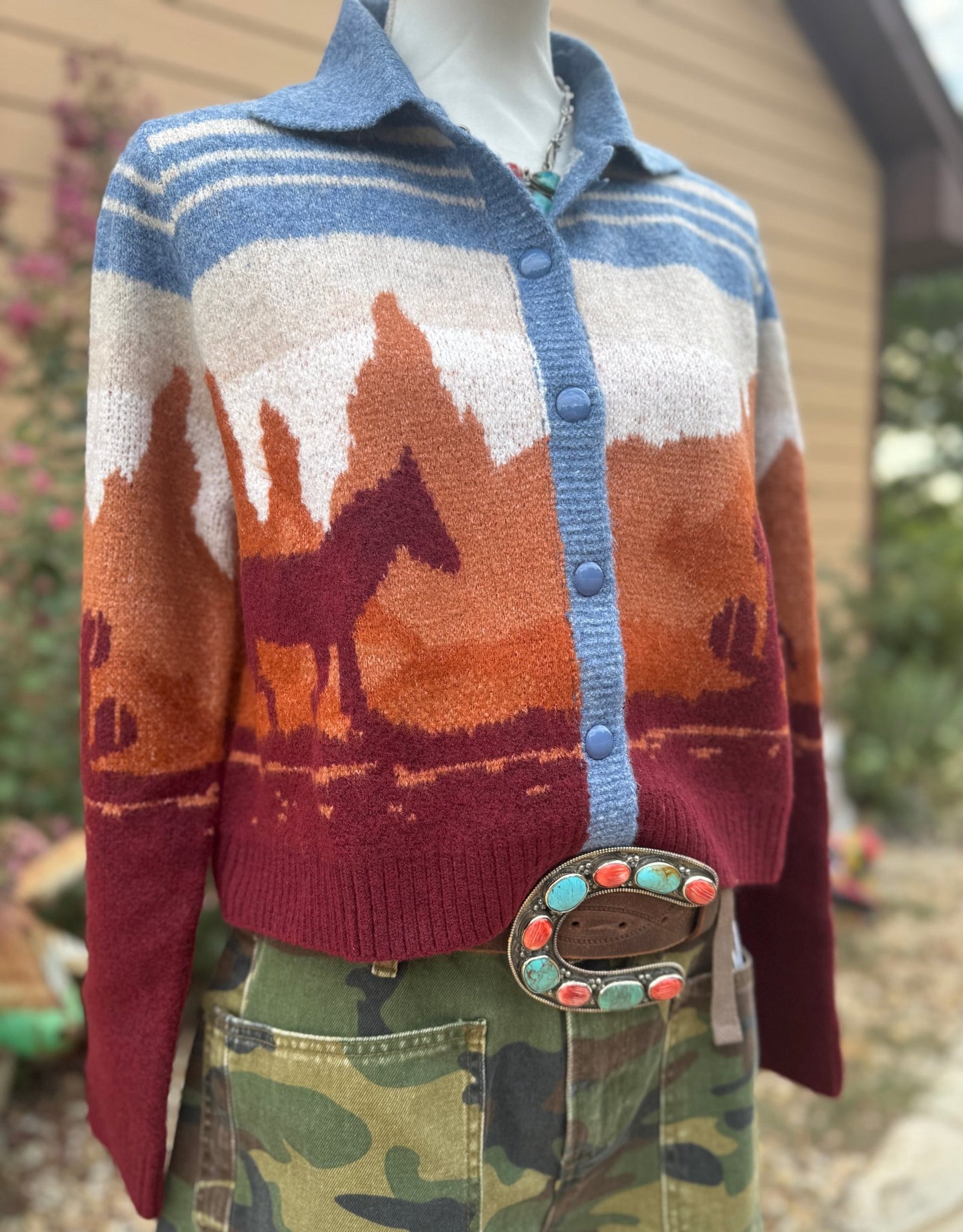 {Desert Nights} Western Knit Cardigan - Cowgirls & City Chics