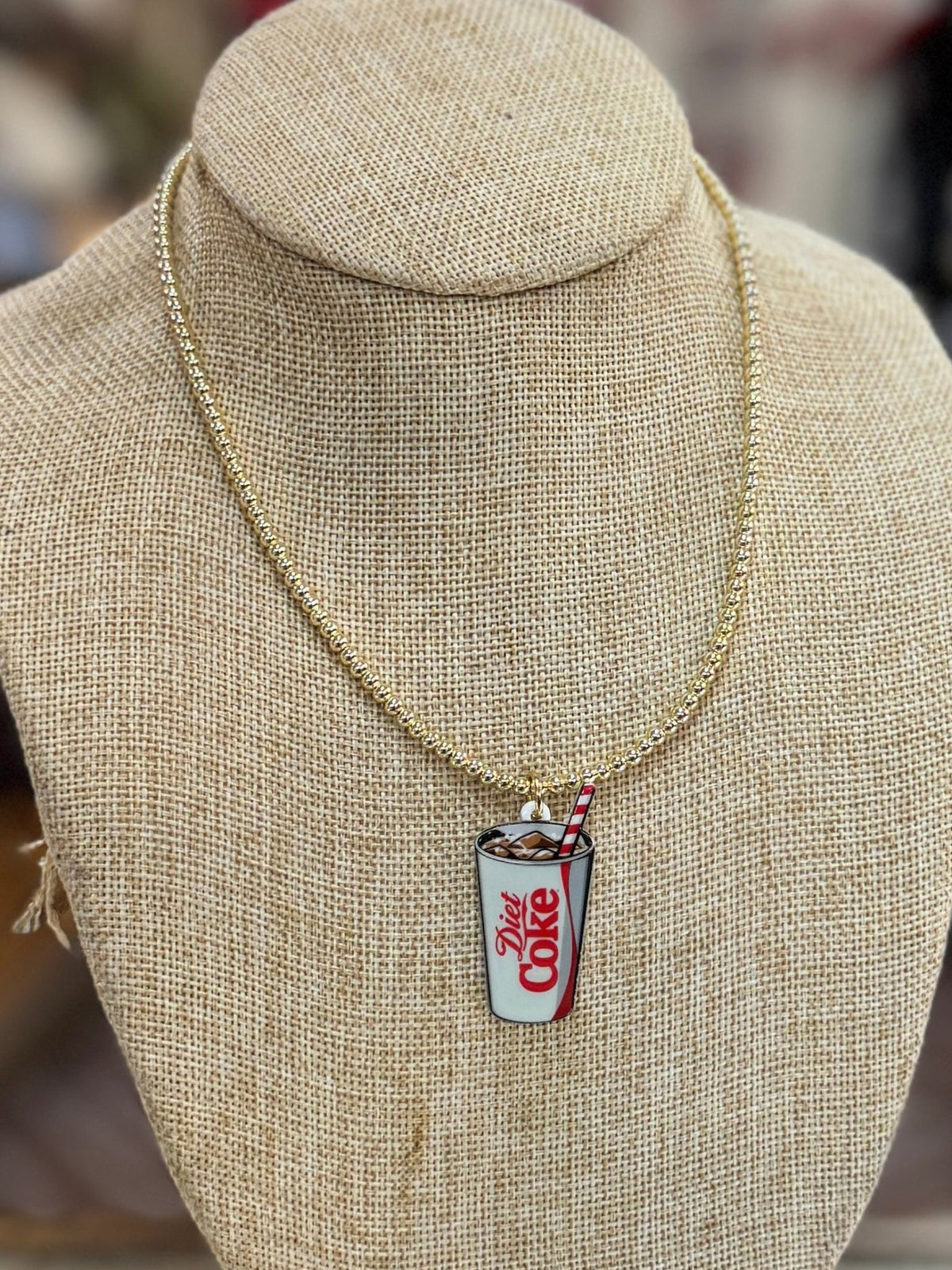 Diet Coke Pendent Necklace - Cowgirls & City Chics