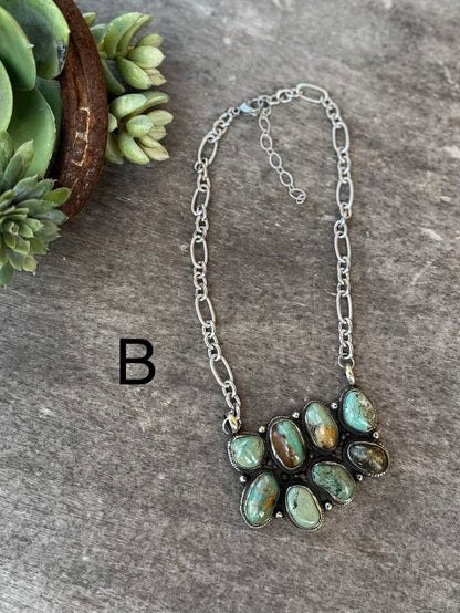 Double Kingman Necklace - Cowgirls & City Chics