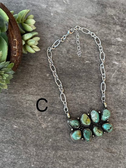 Double Kingman Necklace - Cowgirls & City Chics