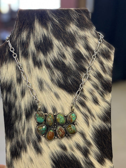 Double Kingman Necklace - Cowgirls & City Chics