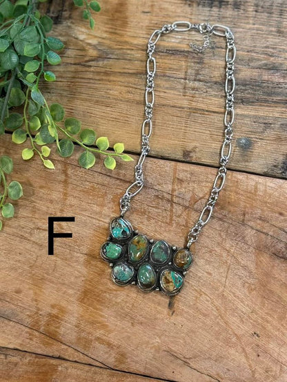 Double Kingman Necklace - Cowgirls & City Chics