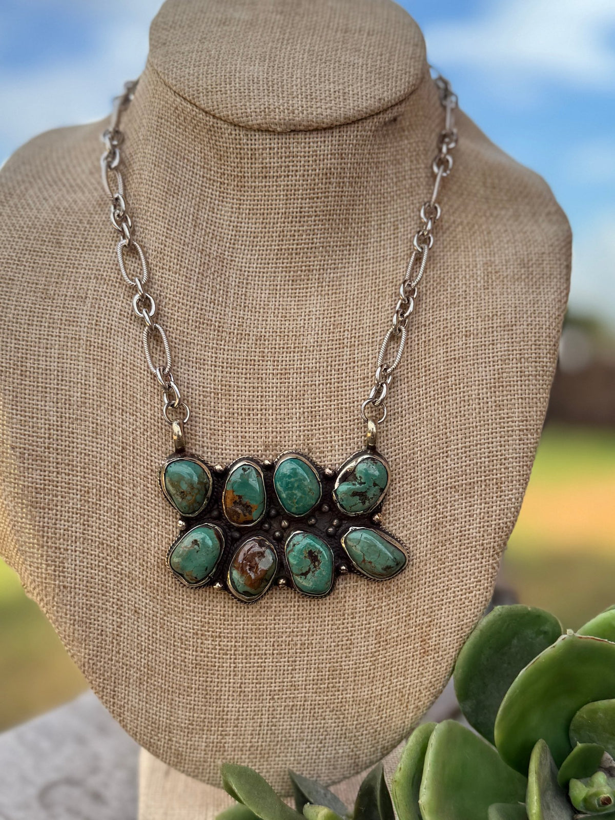 Double Kingman Necklace - Cowgirls & City Chics