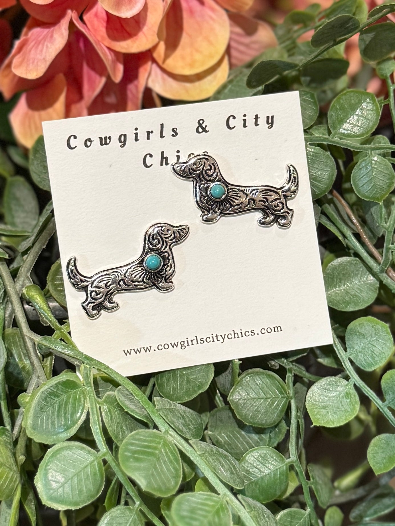Doxin Dog Earrings - Cowgirls & City Chics